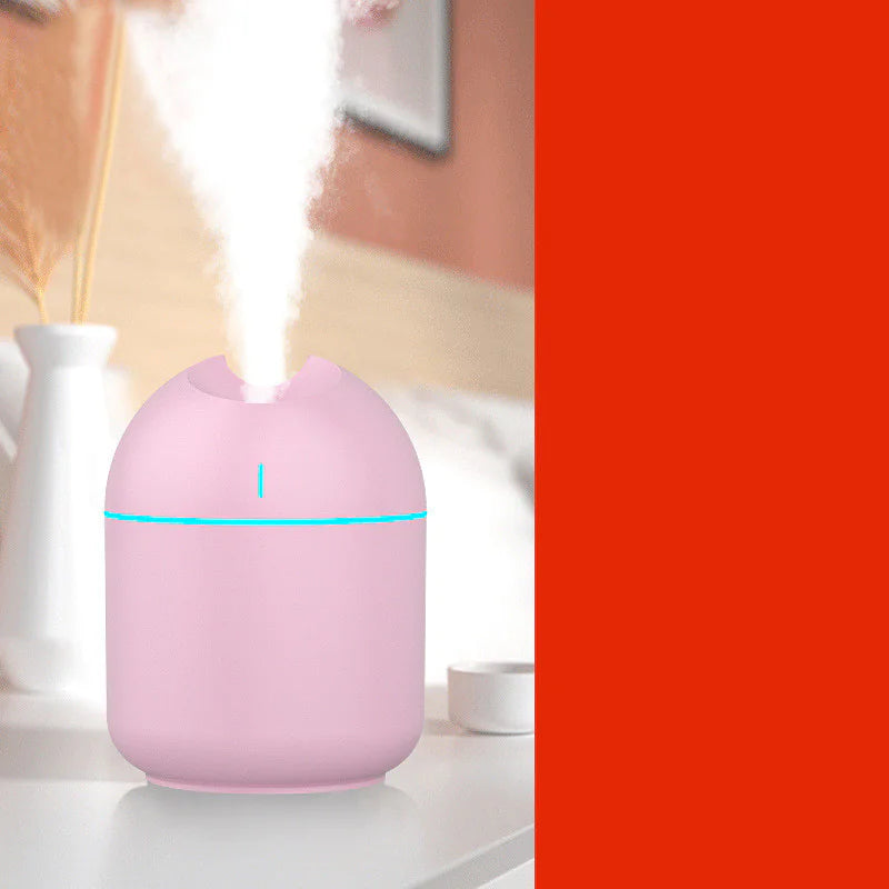 Household Silent Large Spray Colorful Water Drop Humidifier